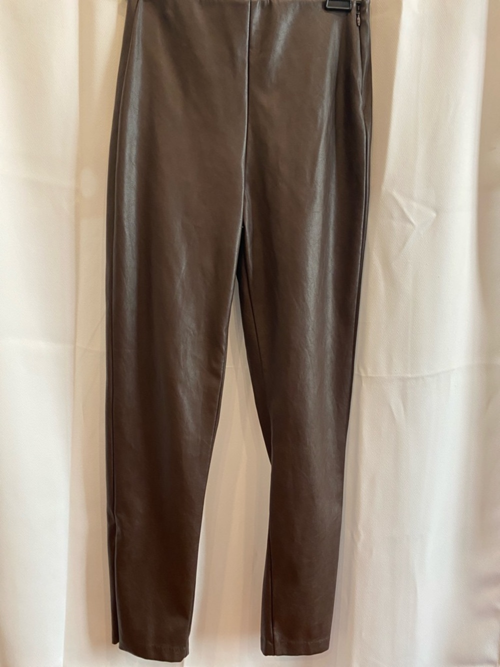 Old Navy Brown Faux Leather Skinny Pants